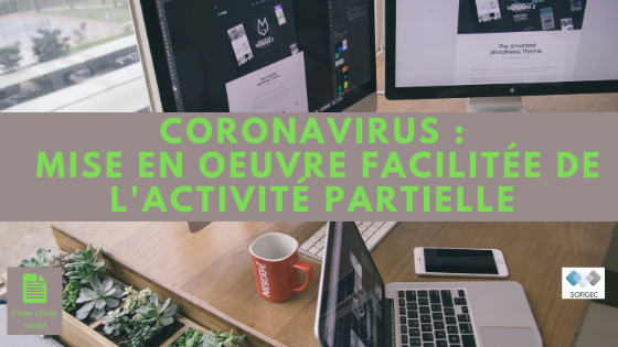 coronavirus - sofigec - activité partielle